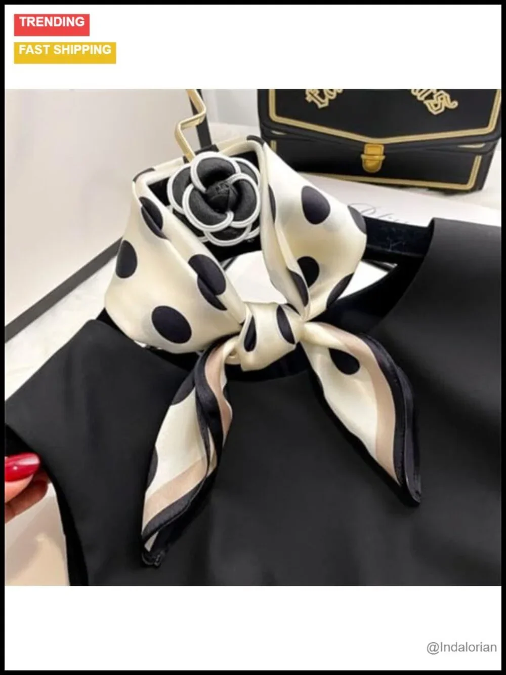 100% Mulberry Silk Neck Scarf 21x21 Square Lightweight Fashion Accessory